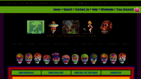 What Mexicansugarskull.com website looked like in 2017 (6 years ago)