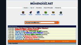 What Muhendisiz.net website looked like in 2017 (6 years ago)