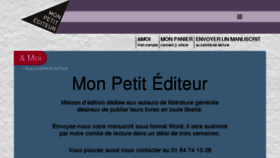 What Monpetitediteur.com website looked like in 2017 (6 years ago)