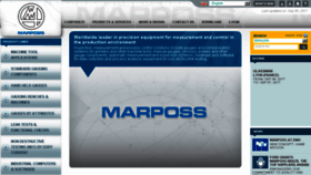 What Marposs.com website looked like in 2017 (6 years ago)