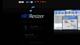 What Mp3resizer.com website looked like in 2017 (6 years ago)