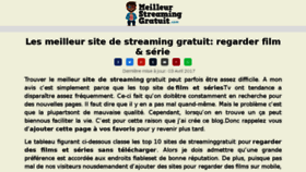 What Meilleurstreaminggratuit.com website looked like in 2017 (6 years ago)