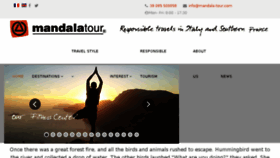 What Mandalatour.com website looked like in 2017 (6 years ago)