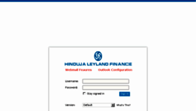 What Mail.hindujaleylandfinance.com website looked like in 2017 (6 years ago)