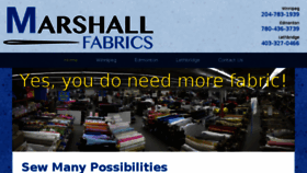 What Marshallfabrics.com website looked like in 2017 (6 years ago)
