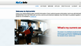 What Mycarinfo.com.my website looked like in 2017 (6 years ago)