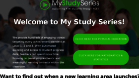 What Mystudyseries.co.nz website looked like in 2017 (6 years ago)