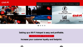 What Mi-fi.com website looked like in 2017 (6 years ago)