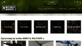 What Militaryrange.com website looked like in 2017 (6 years ago)
