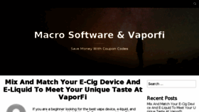 What Marco-software.com website looked like in 2017 (6 years ago)