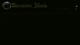 What Maeystown.com website looked like in 2017 (6 years ago)