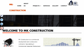 What Mkconstruction.in website looked like in 2017 (6 years ago)