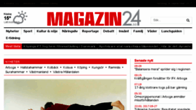 What Magazin24.se website looked like in 2017 (6 years ago)