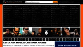 What Musicadecristianos.com website looked like in 2017 (6 years ago)