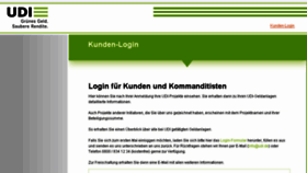 What Meine.udi.de website looked like in 2017 (6 years ago)