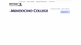 What Mendocino.edu website looked like in 2017 (6 years ago)