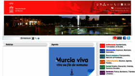 What Murcia.es website looked like in 2017 (6 years ago)