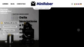 What Minifaber.it website looked like in 2017 (6 years ago)