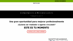 What Mediaseguros.es website looked like in 2017 (6 years ago)
