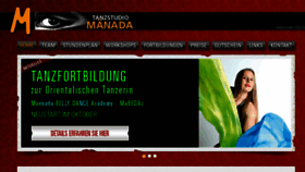 What Maenada.at website looked like in 2017 (6 years ago)
