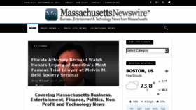 What Massachusettsnewswire.com website looked like in 2017 (6 years ago)