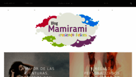 What Mamirami.es website looked like in 2017 (6 years ago)