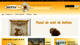 What Mielsierraflor.es website looked like in 2017 (6 years ago)
