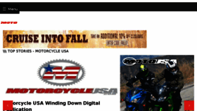 What Motorcycle-usa.com website looked like in 2017 (6 years ago)