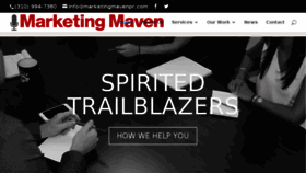What Marketingmaven.com website looked like in 2017 (6 years ago)