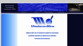 What Maalausvaline.com website looked like in 2017 (6 years ago)