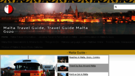 What Malta-guide.net website looked like in 2017 (6 years ago)