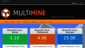What Multimine.cz website looked like in 2017 (6 years ago)