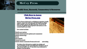 What Mccoypress.net website looked like in 2017 (6 years ago)