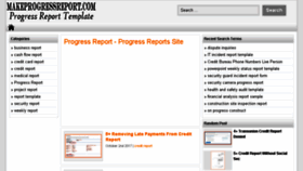What Makeprogressreport.com website looked like in 2017 (6 years ago)