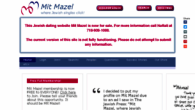 What Mitmazel.com website looked like in 2017 (6 years ago)
