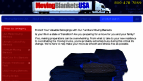 What Movingblankets.com website looked like in 2017 (6 years ago)