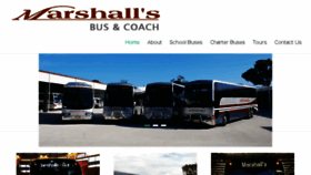 What Marshallsbus.com.au website looked like in 2017 (6 years ago)