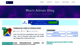 What Mochadnan.com website looked like in 2017 (6 years ago)