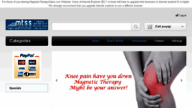 What Magnetictherapysales.com website looked like in 2017 (6 years ago)