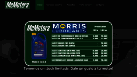 What Mcmotors.cl website looked like in 2017 (7 years ago)