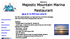 What Majesticmountainmarina.com website looked like in 2017 (6 years ago)