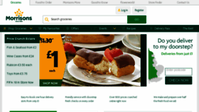 What Morrisons.com website looked like in 2017 (6 years ago)