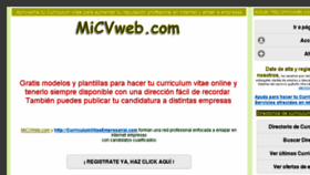 What Micvweb.com website looked like in 2017 (6 years ago)