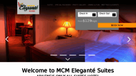 What Mcmelegantesuites.com website looked like in 2017 (6 years ago)
