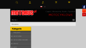 What Motorus.pl website looked like in 2017 (6 years ago)
