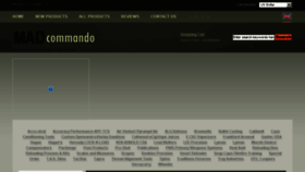 What Madcommando.com website looked like in 2017 (6 years ago)