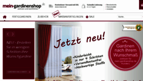 What Mein-gardinenshop.de website looked like in 2017 (6 years ago)