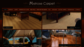 What Melrosecarpet.com website looked like in 2017 (6 years ago)
