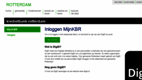 What Mijnkbr.rotterdam.nl website looked like in 2017 (6 years ago)
