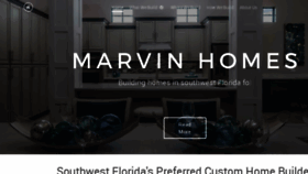 What Marvin-homes.com website looked like in 2017 (6 years ago)